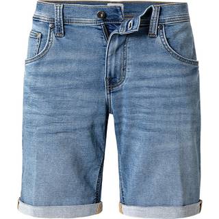 MUSTANG Herren Jeansshorts blau
