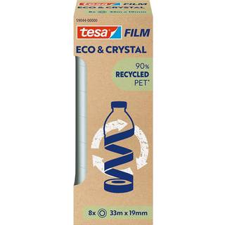 Tesa kontortape eco & crystal ecoLogo 19mmx33m klar