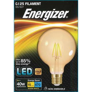 Energizer E27 LED glødepære 5W (550lm), 2200K, Varm hvid