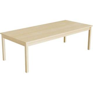 Bord Lovis 601, 1800x800 mm Højde 550 mm med birk laminat, birk understel