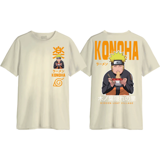 NARUTO SHIPPUDEN - Konoha Ramen - Oversize T-Shirt Men (XS)