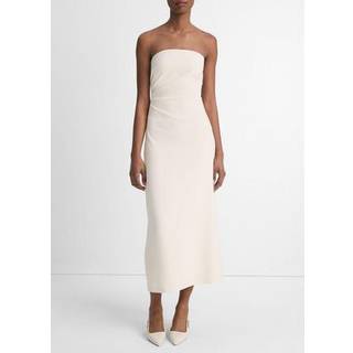 Vince Strapless midi dress - white - L