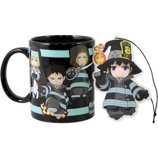 Bedøvet Mind Fire Force Fire Company 8 Glød i mørke 11 oz kaffekrus - Knights of the Ashen Flame Pas på Shinra & Friends afslører Adolla Burst Se