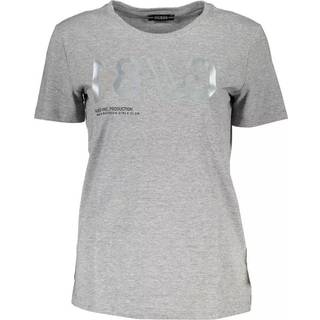 Guess Jeans Gray Cotton Women T-Shirt