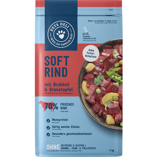 Pets Deli Tørfoder til hunde med broccoli og granatæble 96.48 DKK/1 kg