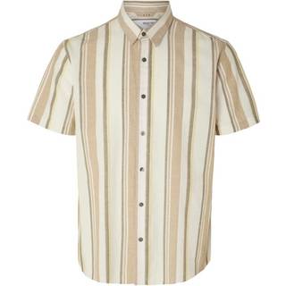 SLHREGNEW-LINEN SHIRT SS CLASS