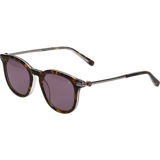 Scotch & Soda 8024 102 50 Solbriller Mænd Tortoiseshell - Dark Tortoise On Transparent Grey - 50mm
