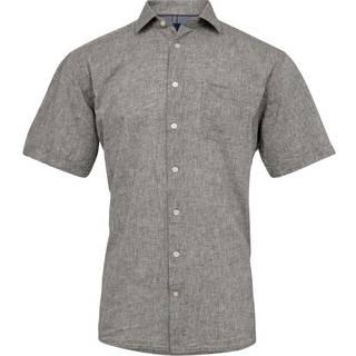 s/s regular fit linen