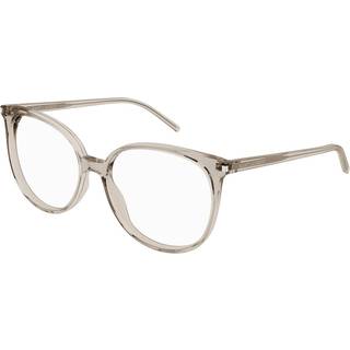 SAINT LAURENT Kvinde SL 39 010 Optiske stel Acetat Beige Transparent Rund