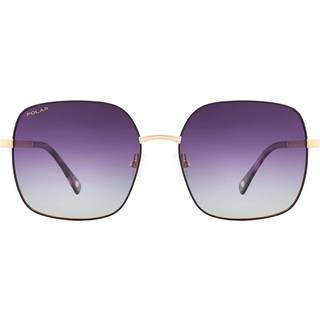 Polar Guld 306 Polarized 78/F 59 Solbriller Mænd Black - Gold - 59mm
