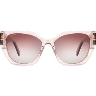 Polar Guld 192 Polarized 15 55 Solbriller Kvinder Lyserød - Transparent Shiny Pink - 55mm