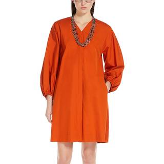 'S Max Mara Cotton poplin minidress - orange - XS