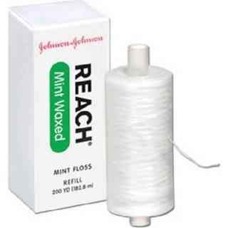Johnson & Johnson 2733 Reach Mint Floss voksede genopfyldning spole 200 yd.