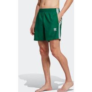 Originals Adicolor 3-Stripes badeshorts - Dark Green / White