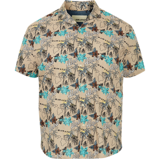 Blend Herre Kortærmet skjorte Plus Size - Crockery - 4XL