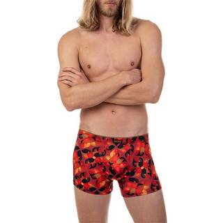 bruno banani Herren Trunk orange,rot Geprintet