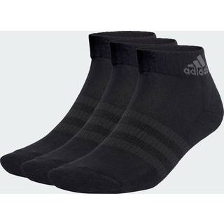 Cushioned Sportswear ankelsokker, 3 par - Black / Grey Six - 37-39