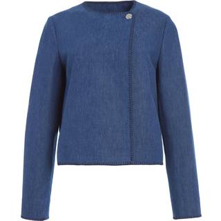 Gabriela Hearst Wyn cotton and linen jacket - blue - XS