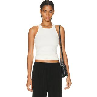 Éterne Top High Neck Fitted Tank L - Creme - L