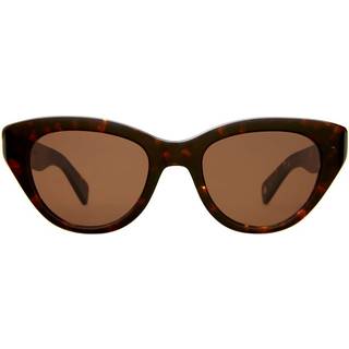 Garrett Leight DOTTIE SUN CAVT/SFO 49 Solbriller Kvinder Tortoiseshell - Caviar Tortoise - 49mm