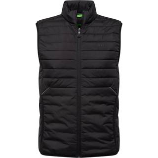 BOSS Green Herren Steppweste schwarz unifarben