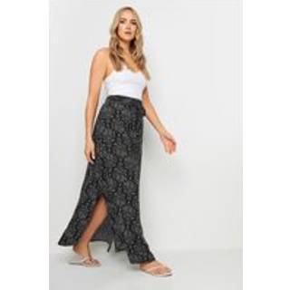 Lts Tall Black Aztec Print Maxi Skirt 24 Lts | Tall Women's Maxi Skirts