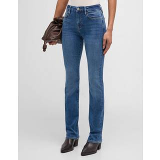Frame Le Mini Boot mid-rise jeans - blue - 34