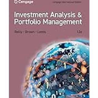 Investment Analysis and Portfolio Management, Cengage International Edition
