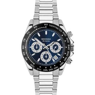 Sekonda Circuit Chronograph 30200 - Herre - 43 mm - Analog - Quartz - Mineralglas