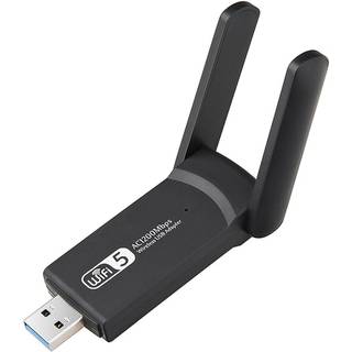 Trådløst USB-netværkskort AC1200 - WiFi-adapter med antenner