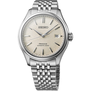 Seiko SPB463J1 Presage Herren-Automatikuhr Classic Silberfarben