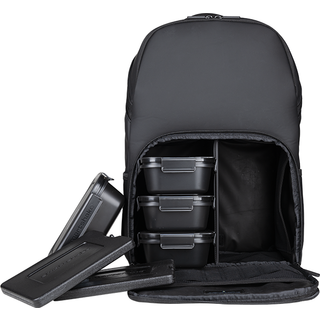Smartshake Meal Prep Backpack, 22 L, Black