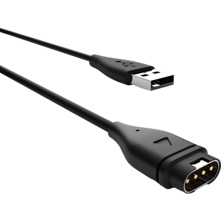 FIXED USB-A Ladekabel til Garmin Smartwatch Sort