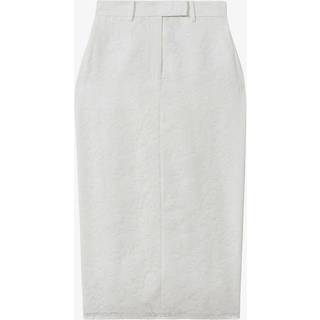 Reiss Denva Udbrændt Blomster Midi NederdeleEU 40 (UK 12)