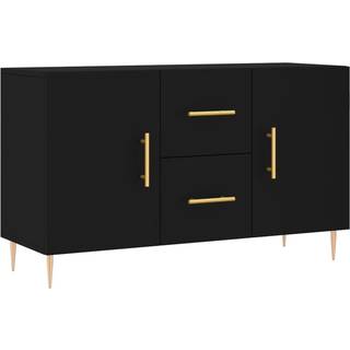 skænk 100x36x60 cm konstrueret træ sort