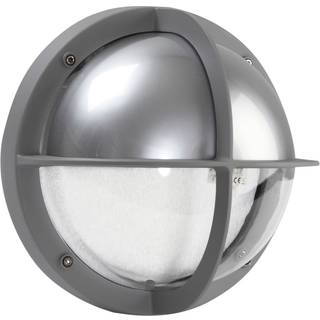 MIA skotlampe alu E27 60W halvskærm IP44