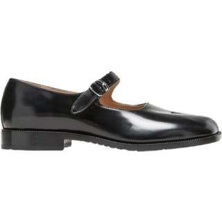 Maison Margiela Tabi patent leather Mary Jane flats - black - EU 38.5