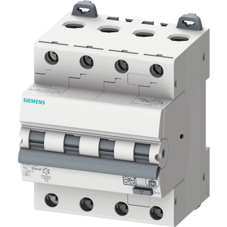 Siemens Rcbo 4p b10 6ka type a 30ma 4mw