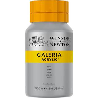 Winsor & Newton Galeria akrylfärg 500 ml Silver 617