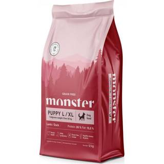 Monster Kornfri Hvalp Large & XL Lam & And - 12 kg