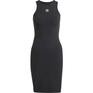 Essentials Rib Tank kjole - Black - S
