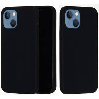 iPhone 13 Mini Liquid Silikone Bagside Cover - Sort