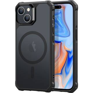 iPhone 15 Plus ESR Air Armor Halolock Bagside Cover - MagSafe Kompatibel - Mat Sort