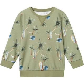 NAME IT Sweatshirt Hermod Oil Green