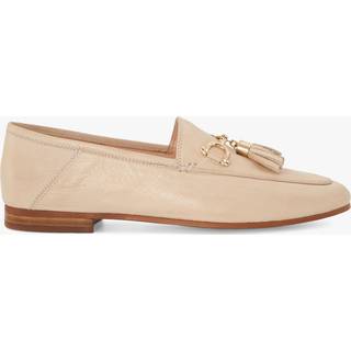 Dune London Dune London Cream Standard Fit Flexible Sole Graysons Tassel Leather Loafers
