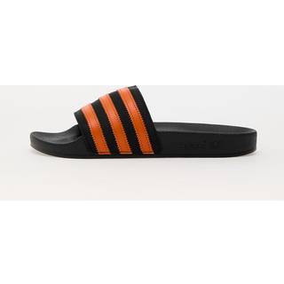 Adilette sandaler - Core Black / Orange / Core Black - 40 1/2