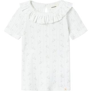 Lil Atelier Coconut Milk Print Top