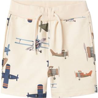 Name It Almond Milk Flyvemaskineprint Shorts