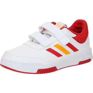 Tensaur Hook and Loop sko - Cloud White / Collegiate Red / Collegiate Gold - 34