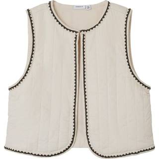 NAME IT Kort Vest Hifine Oatmeal